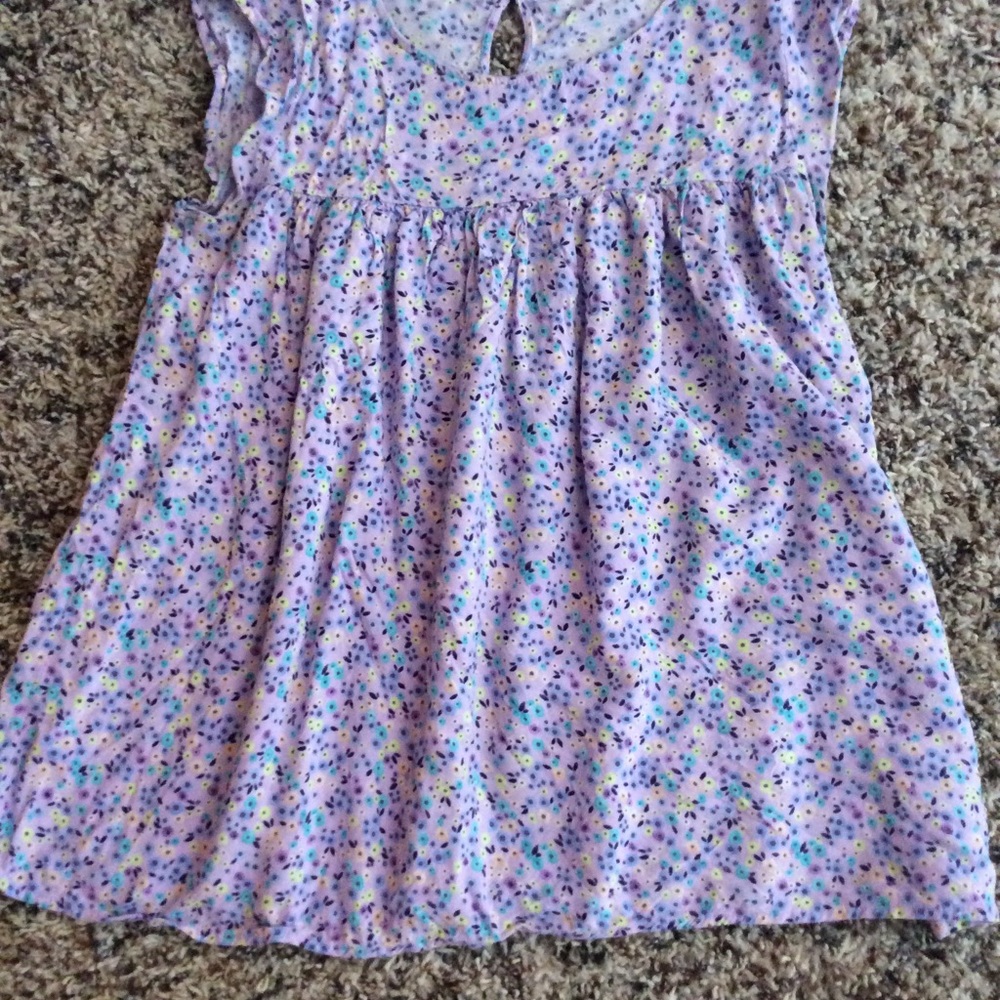 Floral top.